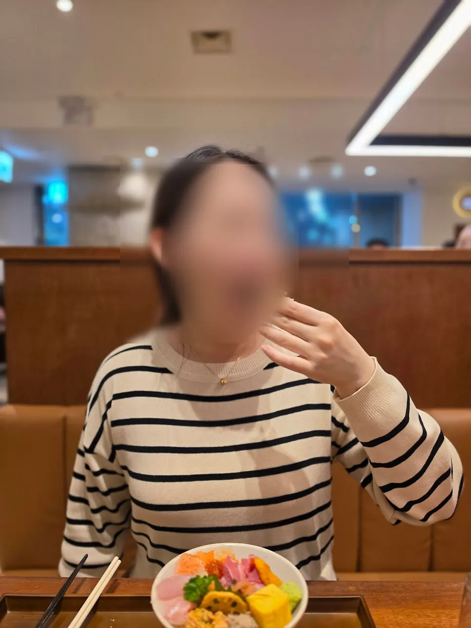식사를 마친 일품 여의도점 테이블