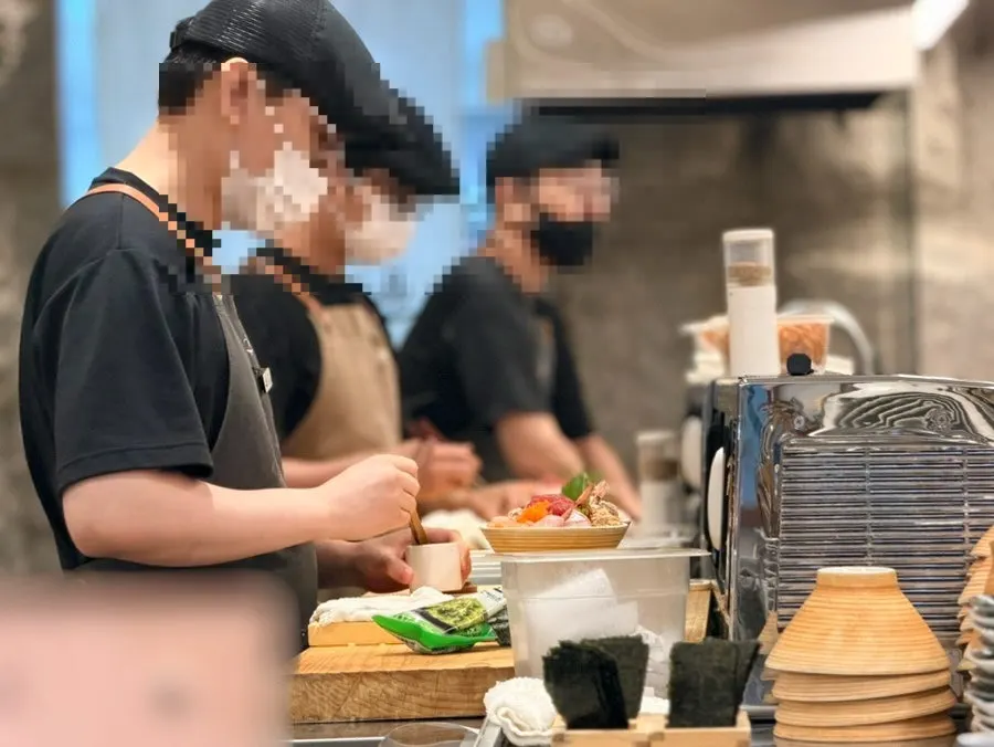 식사를 마친 일품 여의도점 테이블