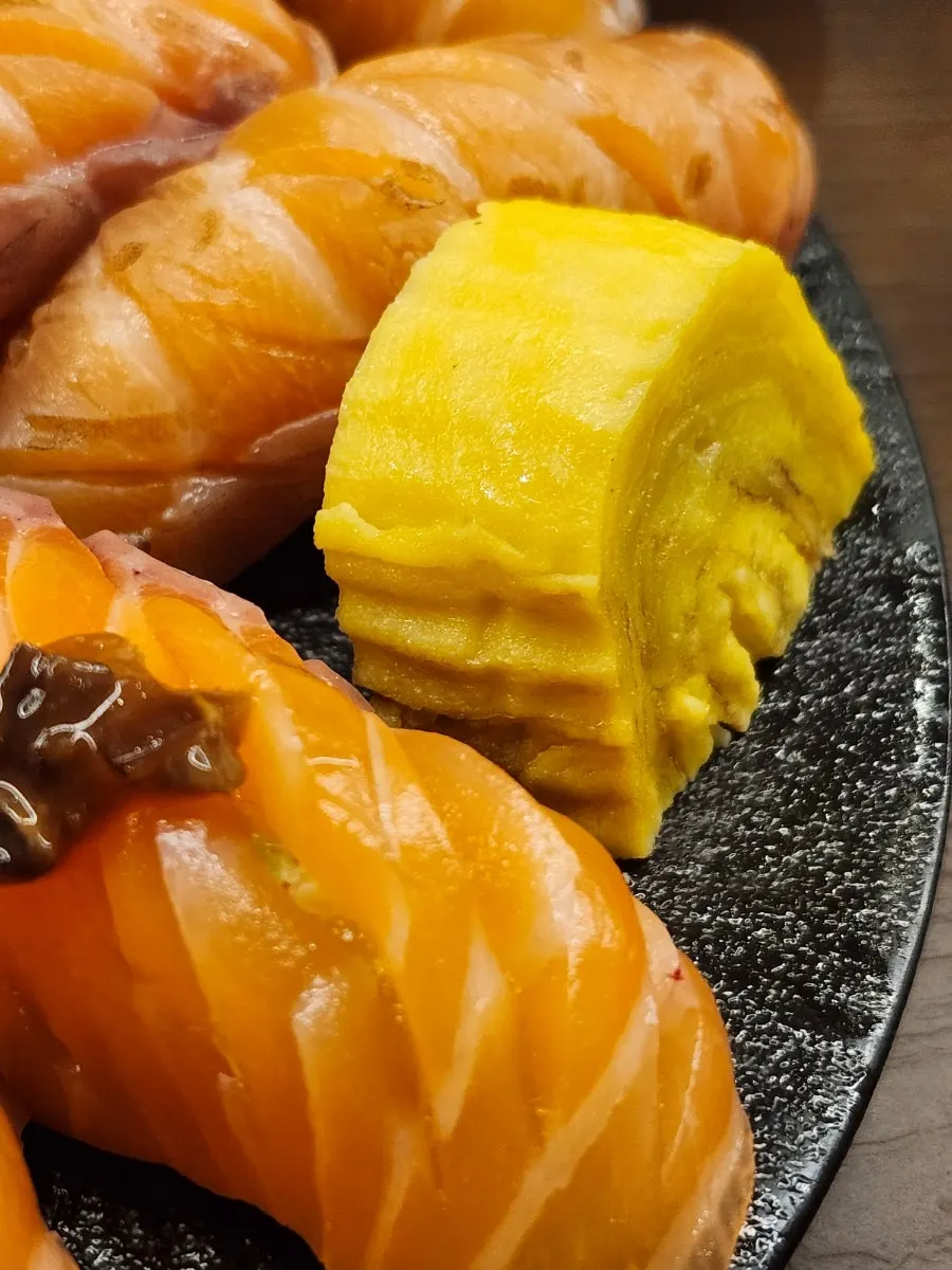 생연어 초밥 클로즈업