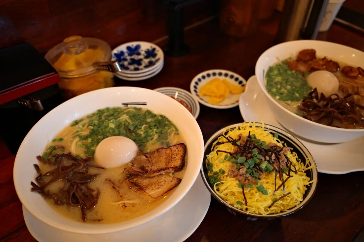 Tonkotsu ramen at Gyedan Ramen on Ilsan's Bamlidan-gil