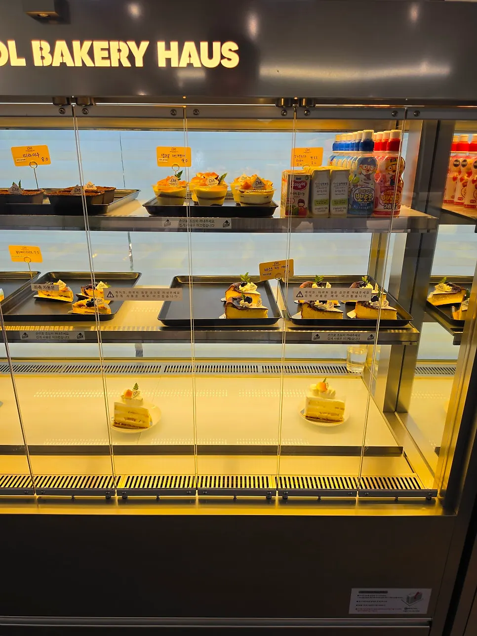 A variety of baked goods on the counter
