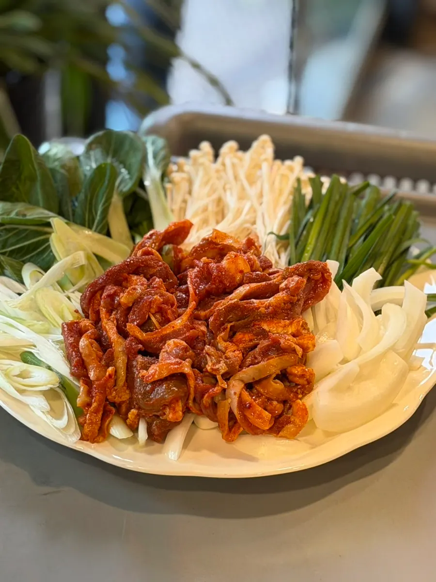 Refreshing baek kimchi side dish