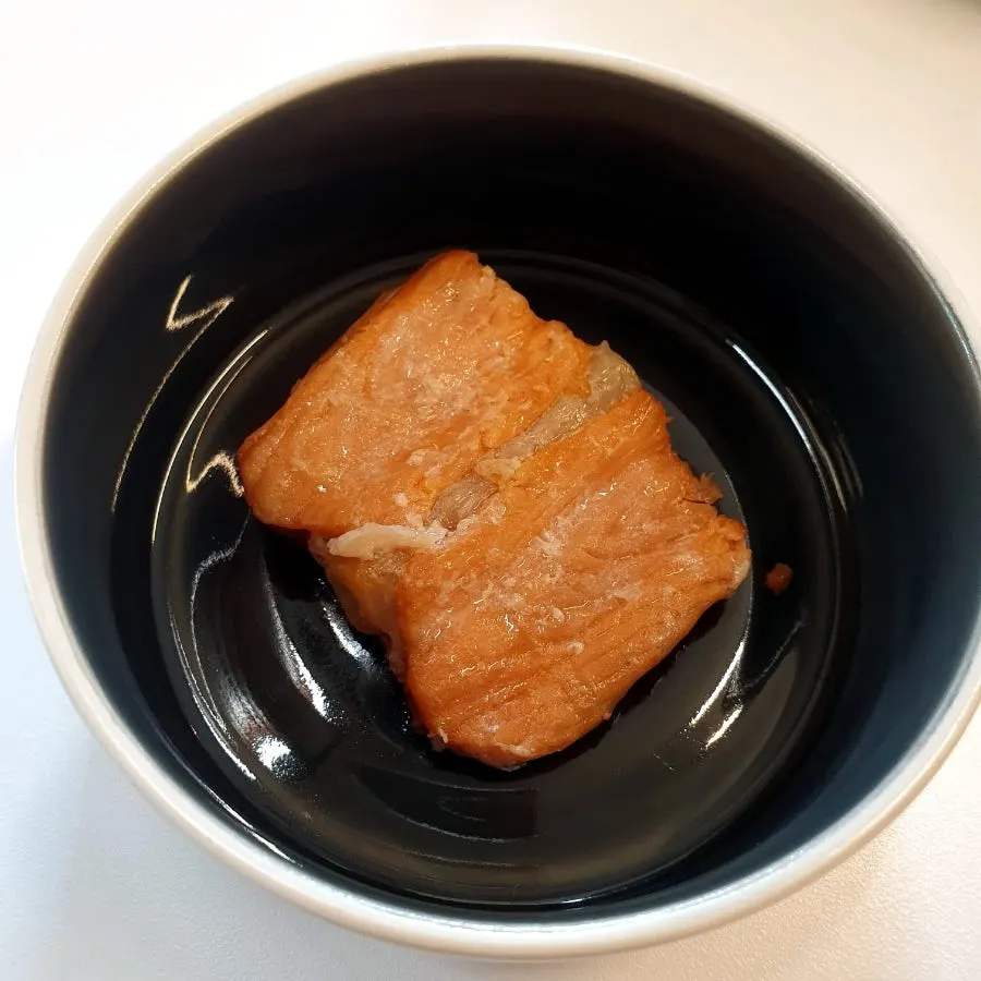 Seasonal fatty fish sushi topped with ankimo