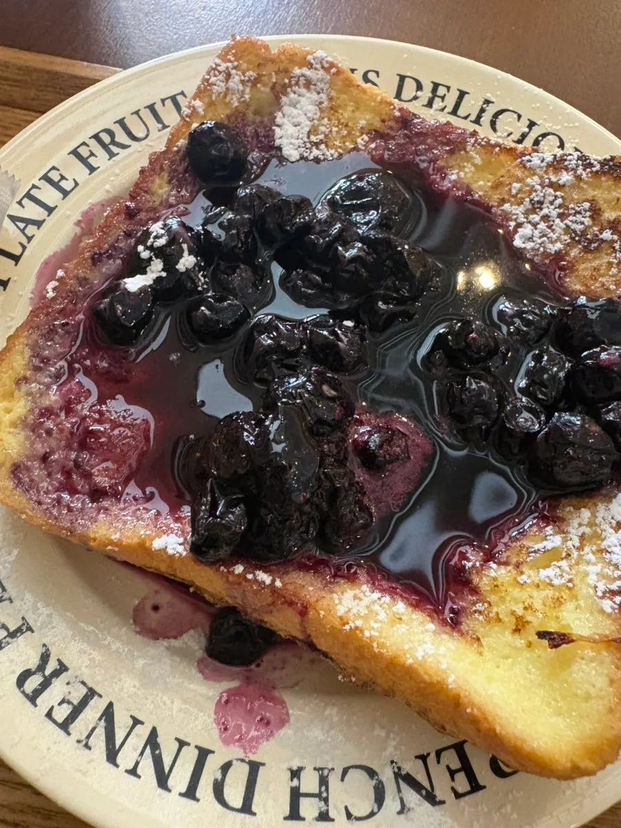 Brunch and coffee set on the table