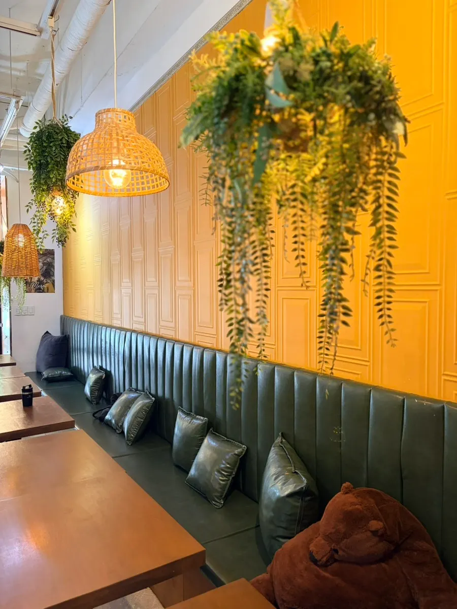 Comfortable café interior atmosphere
