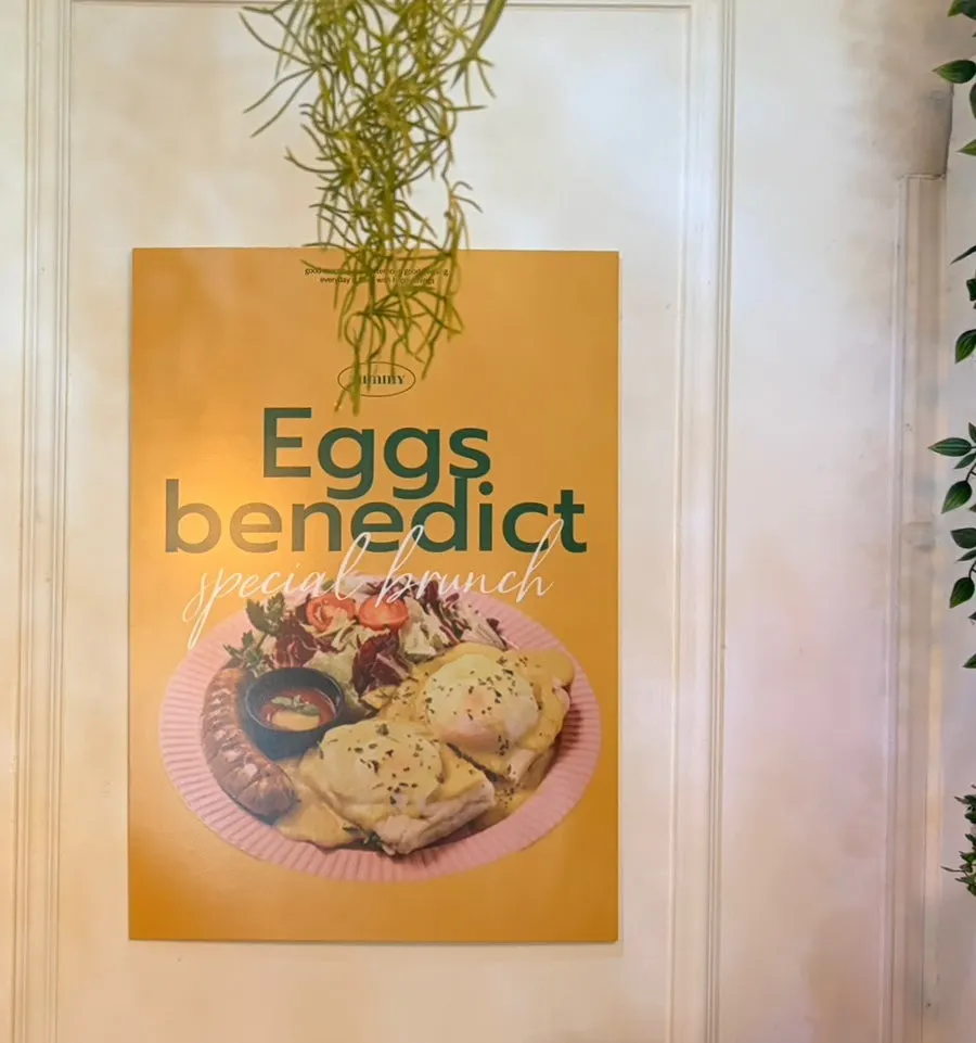 Interior design of the brunch café