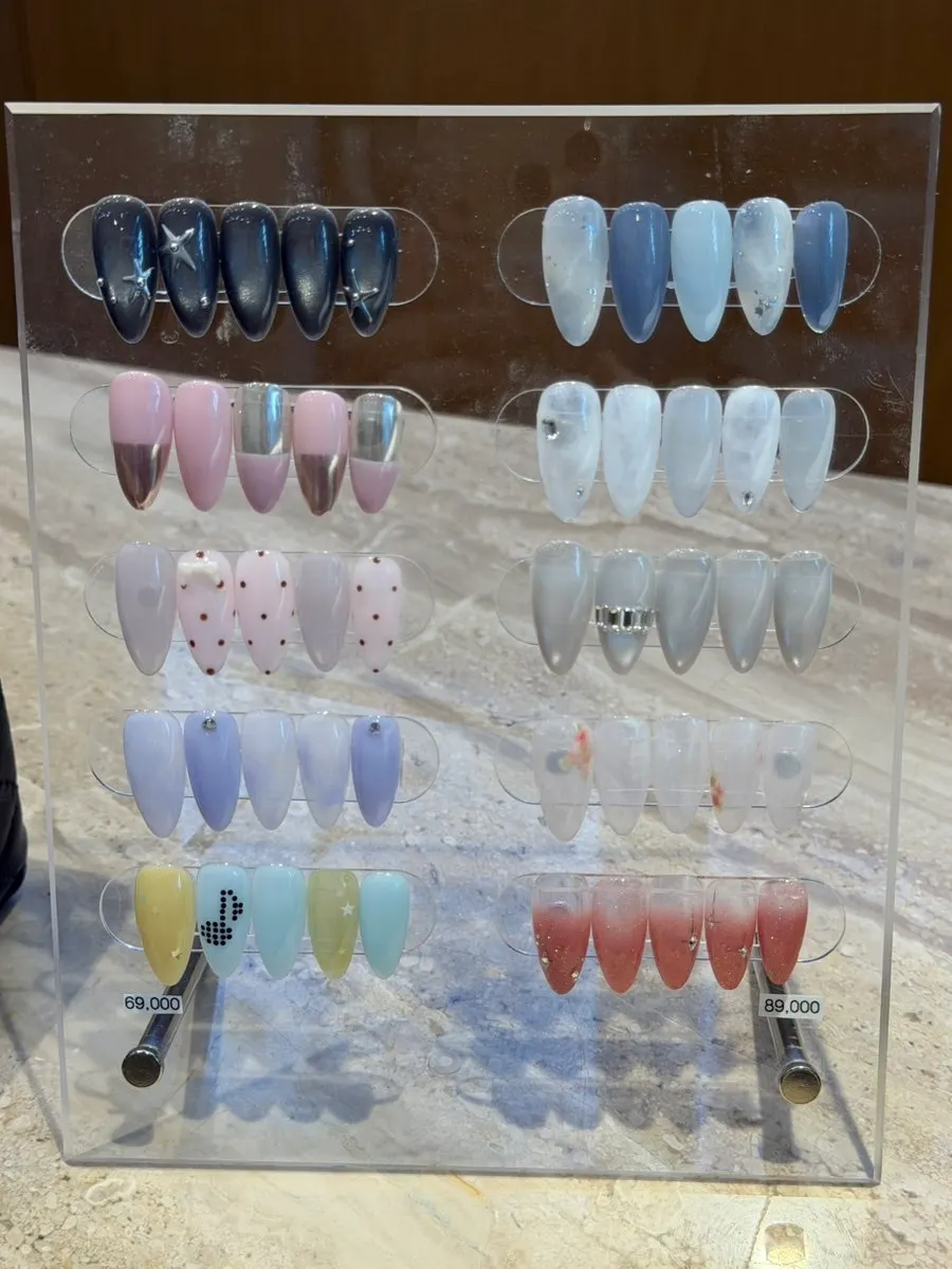 Artist Jimin nail art samples