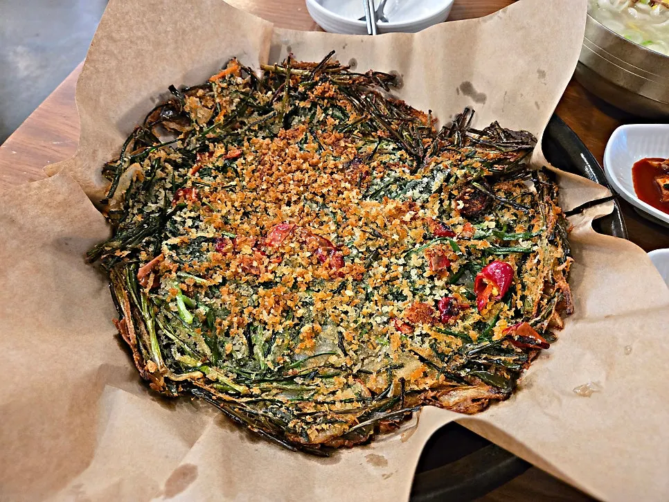 Full spread of kalguksu dishes