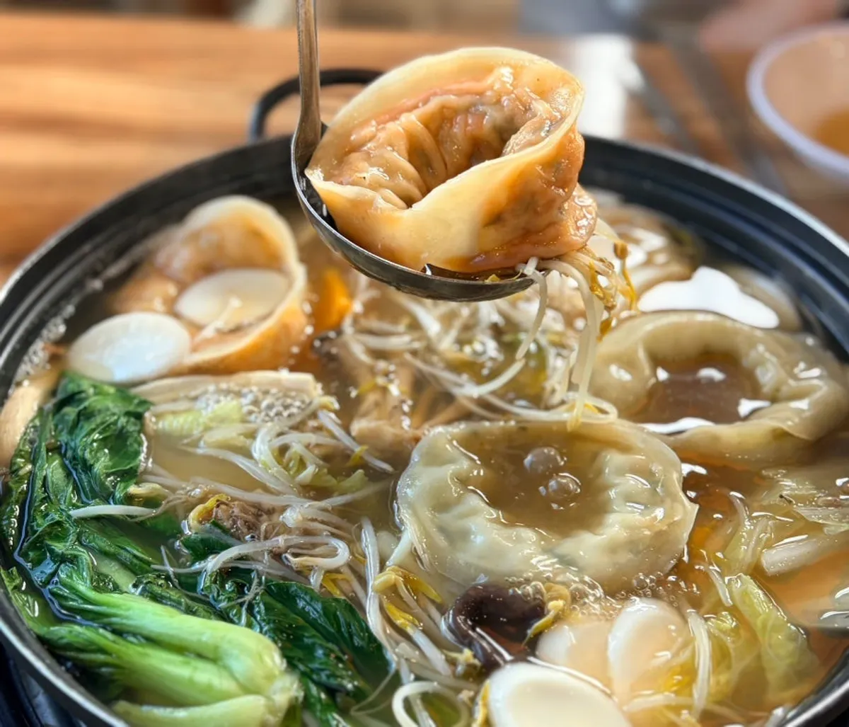 Signature dishes at Arirang Gaeseong Son Mandu Siksa Branch