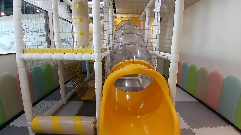 Kids' play room inside the restaurant