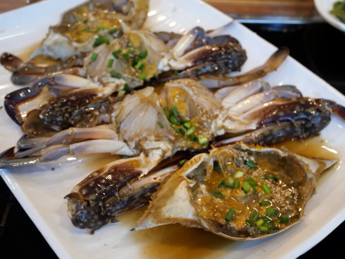 Soy crab set meal spread at Deodeo Ganjanggejang Muhalliripil