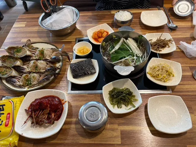 양념게장 접시