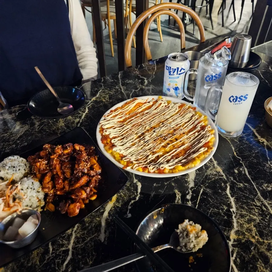 Final table view at Ilwolui Bam in Bangi-dong