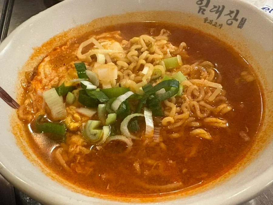 추가 주문한 라면