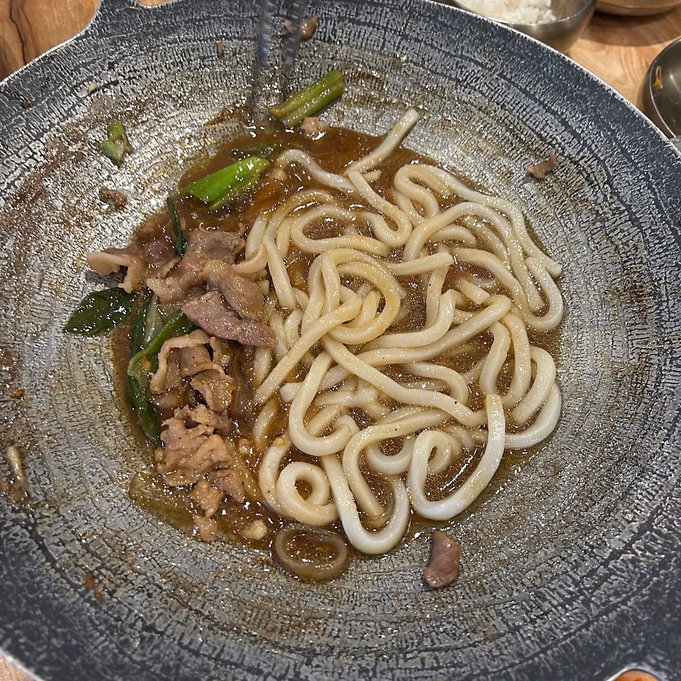 낙지불고기 조리 순서 기록