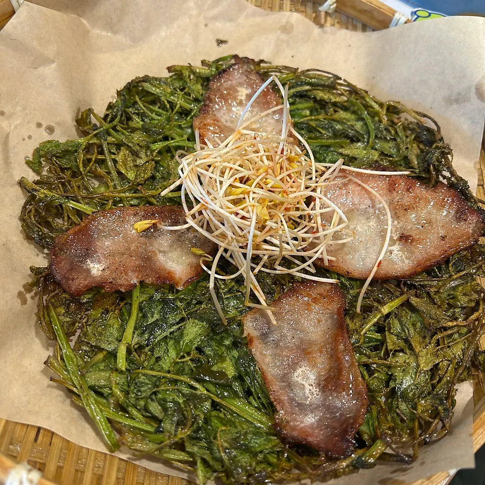 바싹한돈미나리전 주문 메뉴