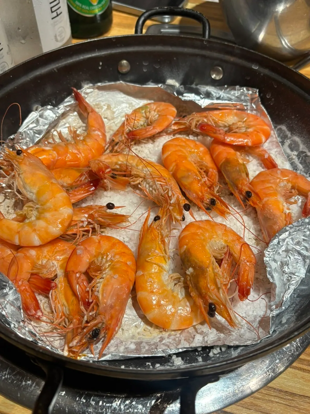 새우소금구이 소자 한 판
