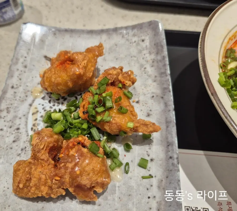 잠봉차슈라멘 세트 사이드 메뉴