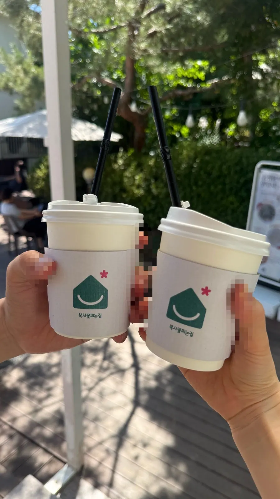 Takeout coffee after the meal