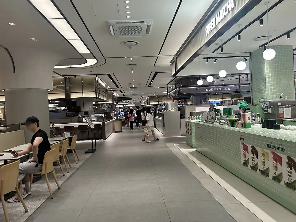 B1 food hall location at Lotte Department Store Incheon