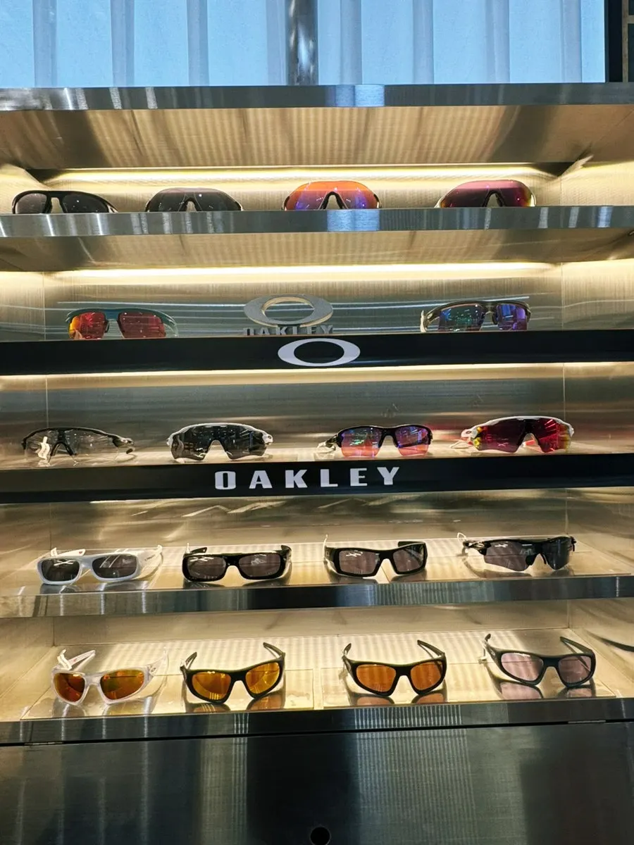 Shelf of Rudy Project goggles