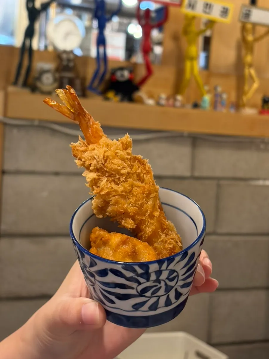 Crispy fried ebi katsu