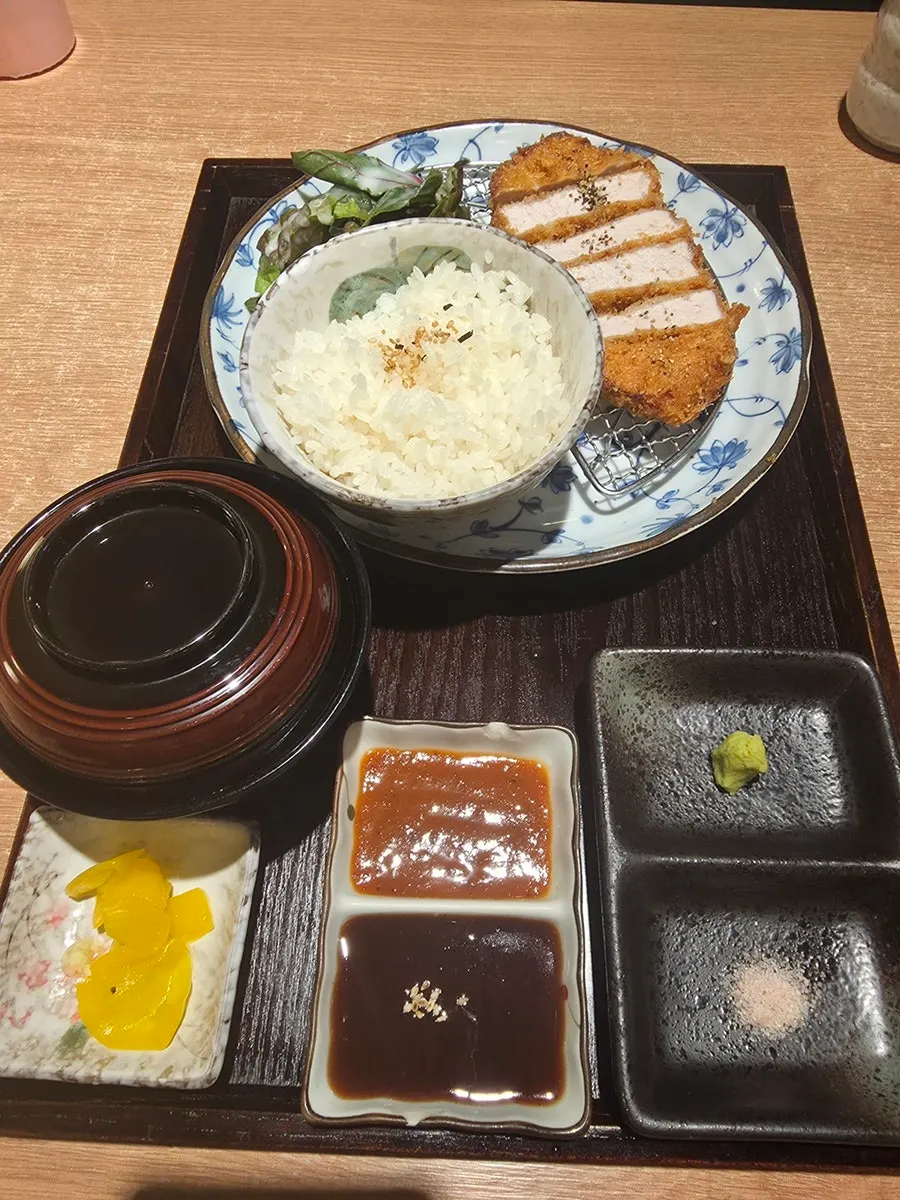 Spoonable sushi with salmon hidden beneath the sauce