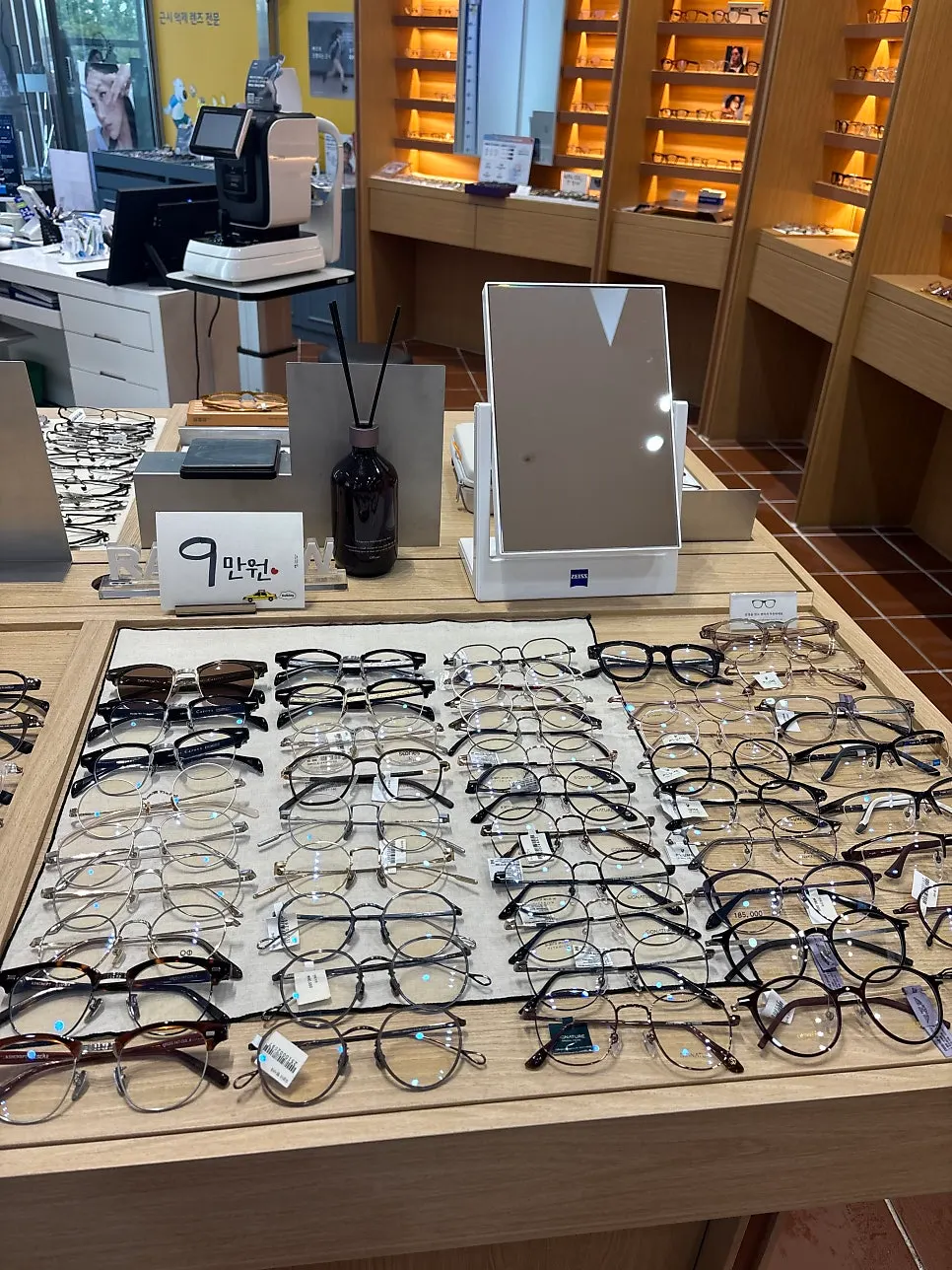 Eyeglass frame price structure