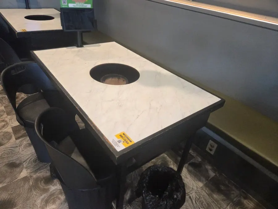 Interior of the Gajeong Ruwon City Main Branch meat restaurant