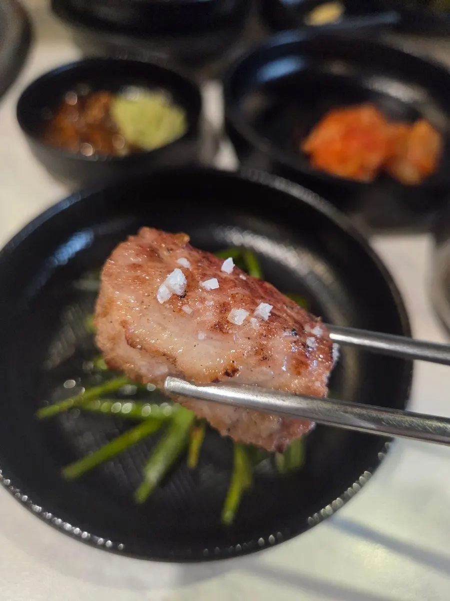 Black pork set with pork neck and five-layer pork belly