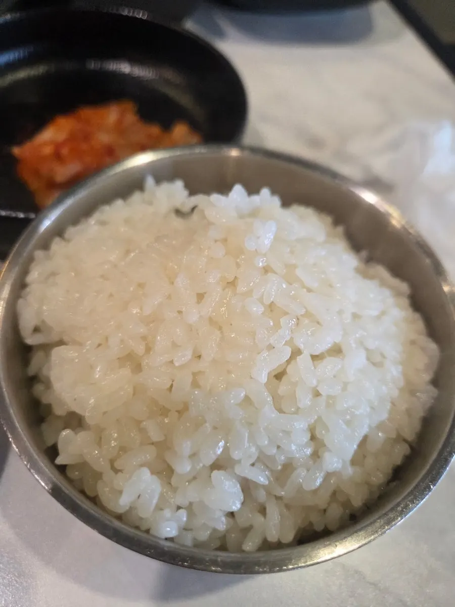 Glossy bowl of Suhyangmi rice