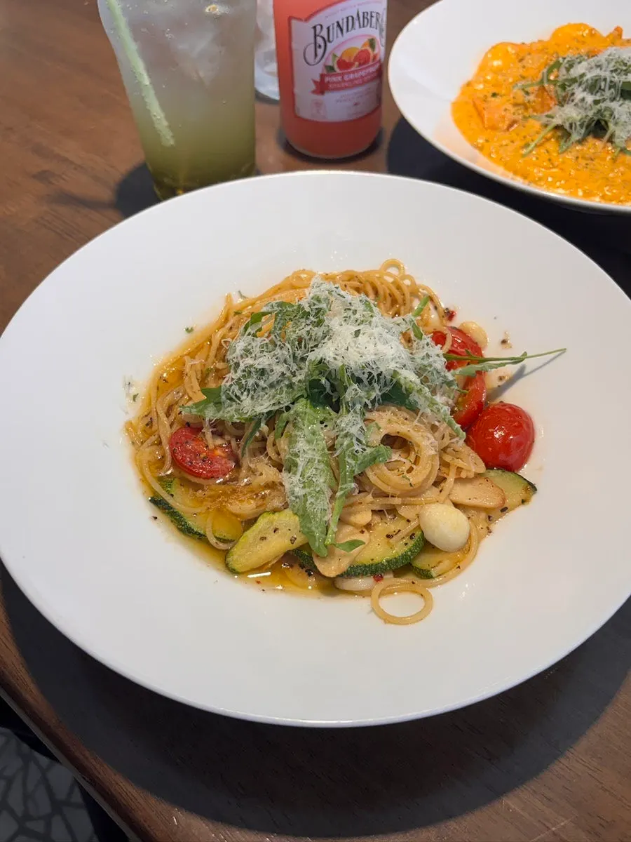 Generous shrimp cream risotto