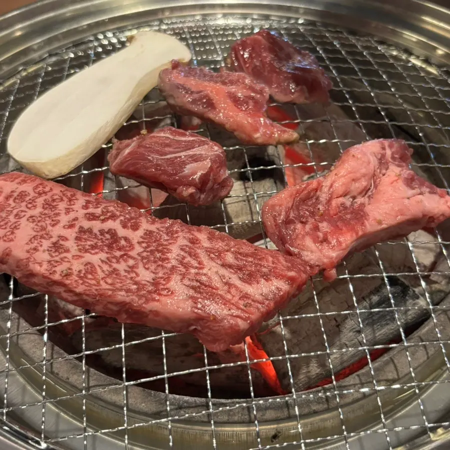 Close-up of snowflake short rib