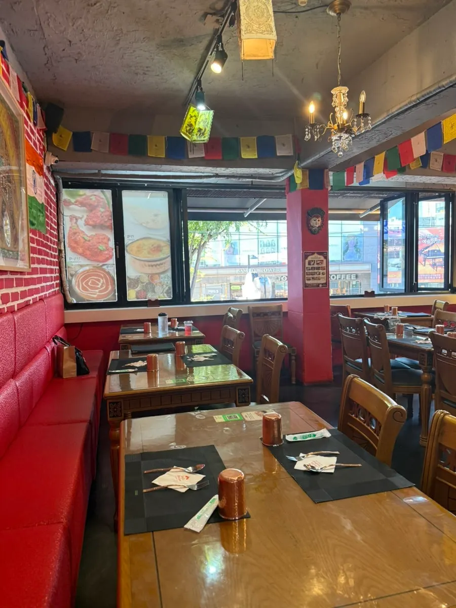 India Darbar's quiet interior on a weekend afternoon