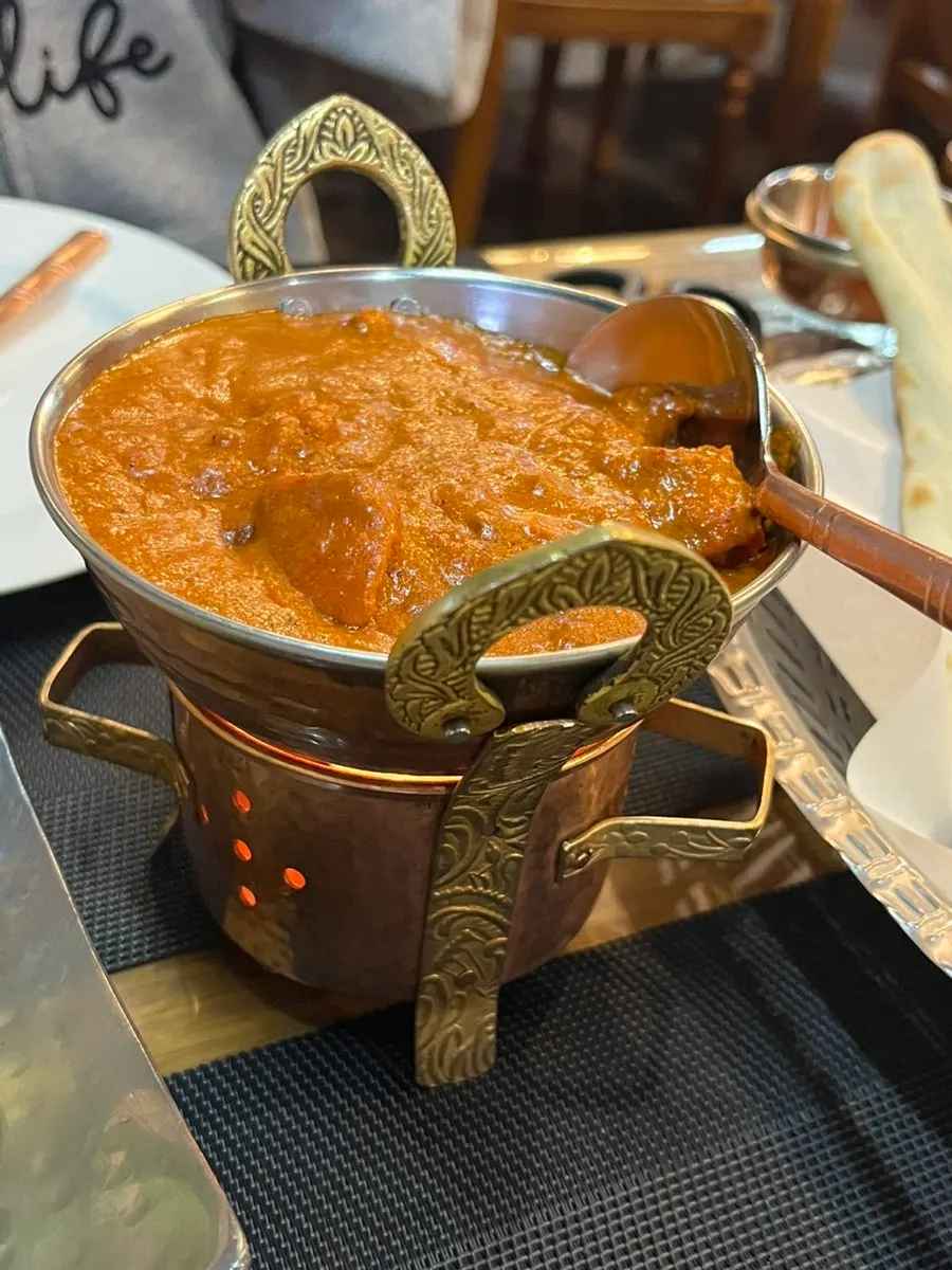 Close-up of boneless tandoori chicken