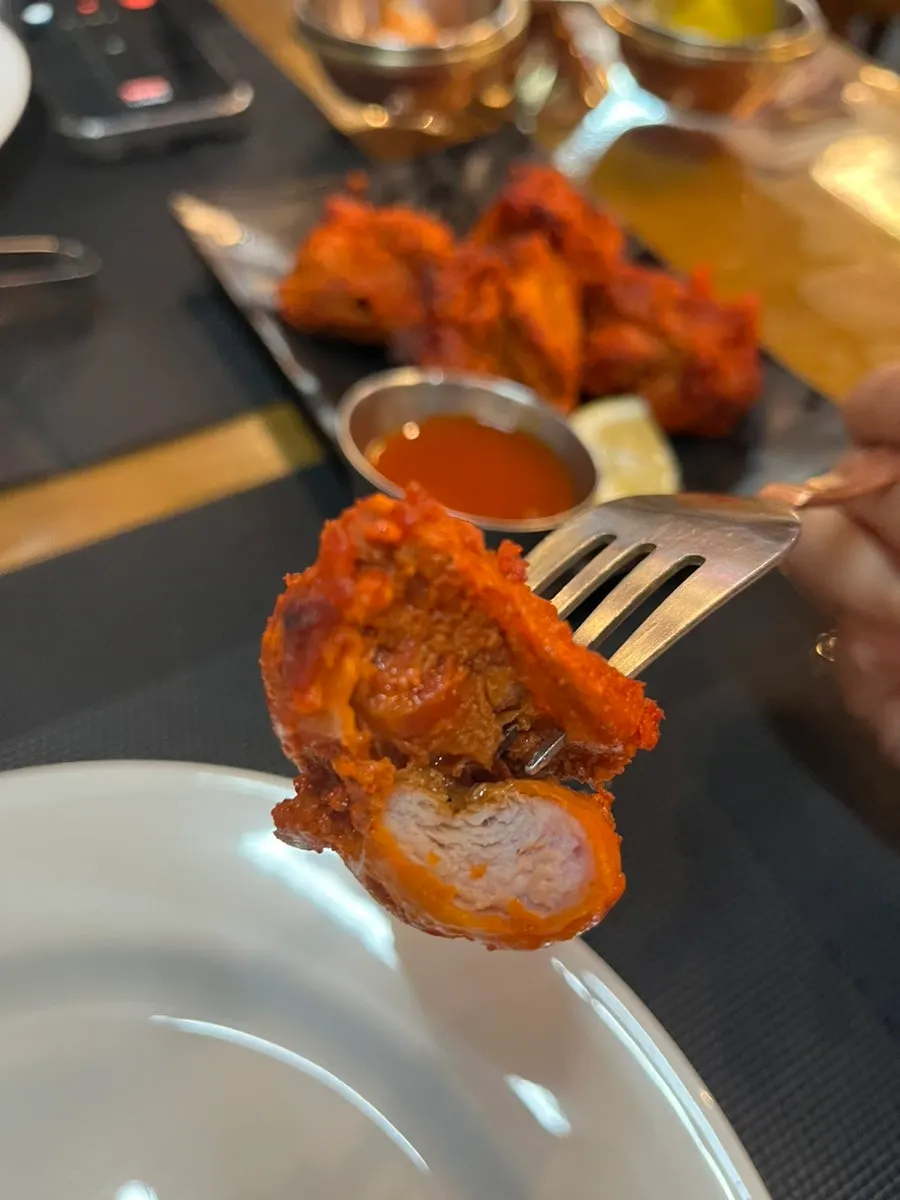 Naan served warm