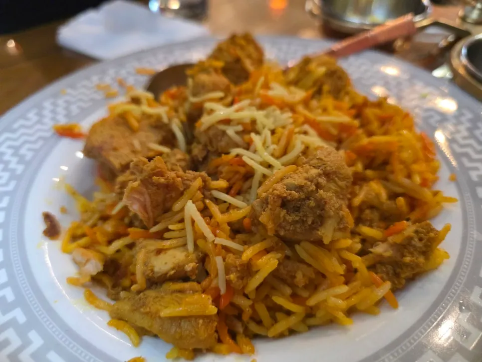 Chicken fried rice added as an a la carte dish