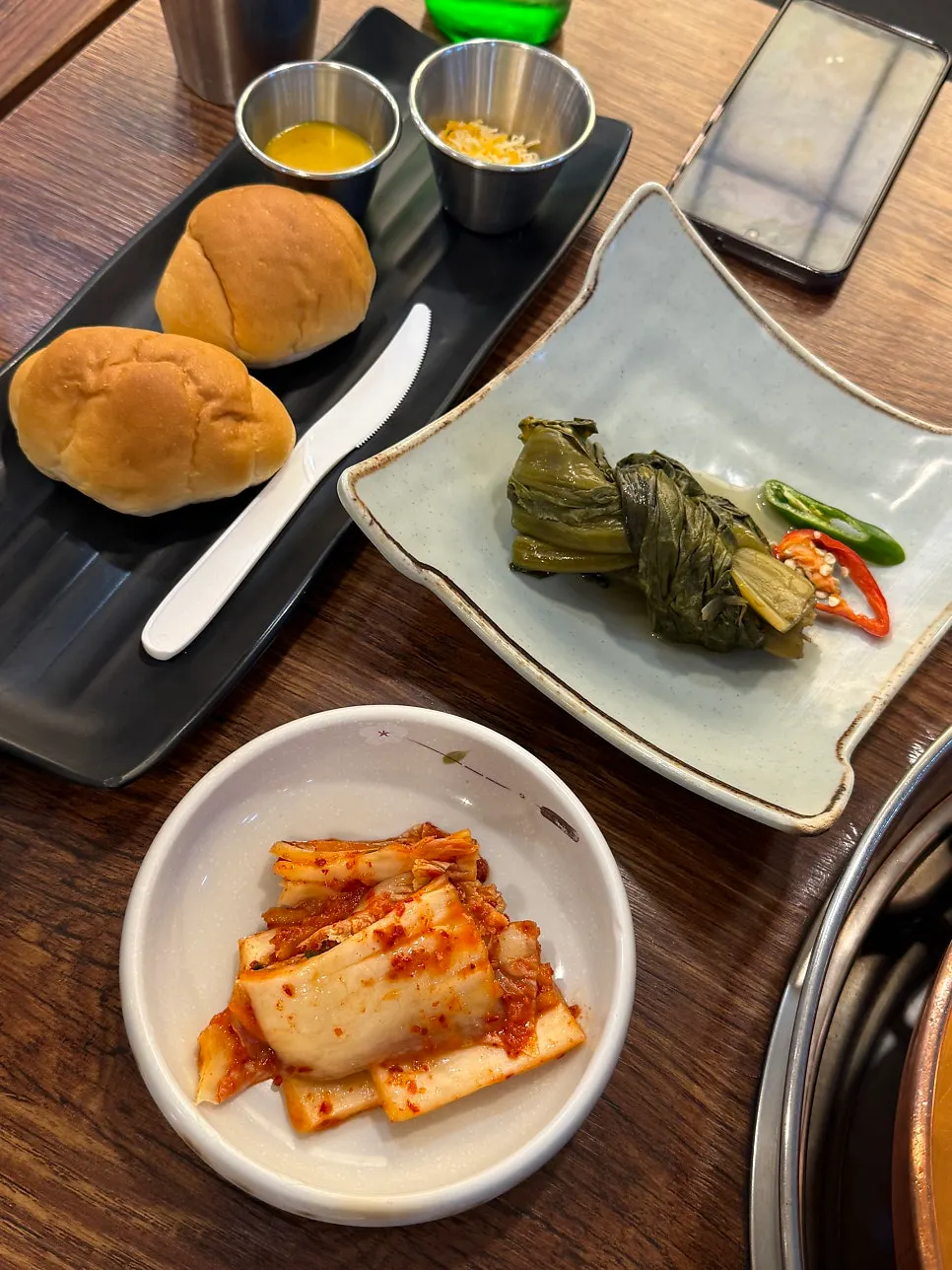 Side dish selection for the bulgogi meal