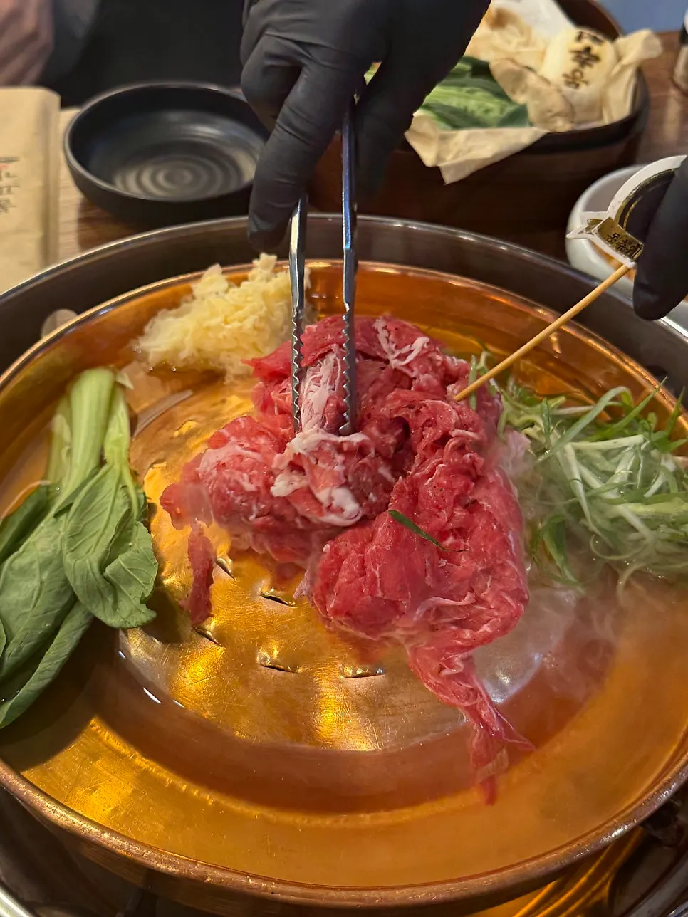 Generous portion of Korean beef bulgogi