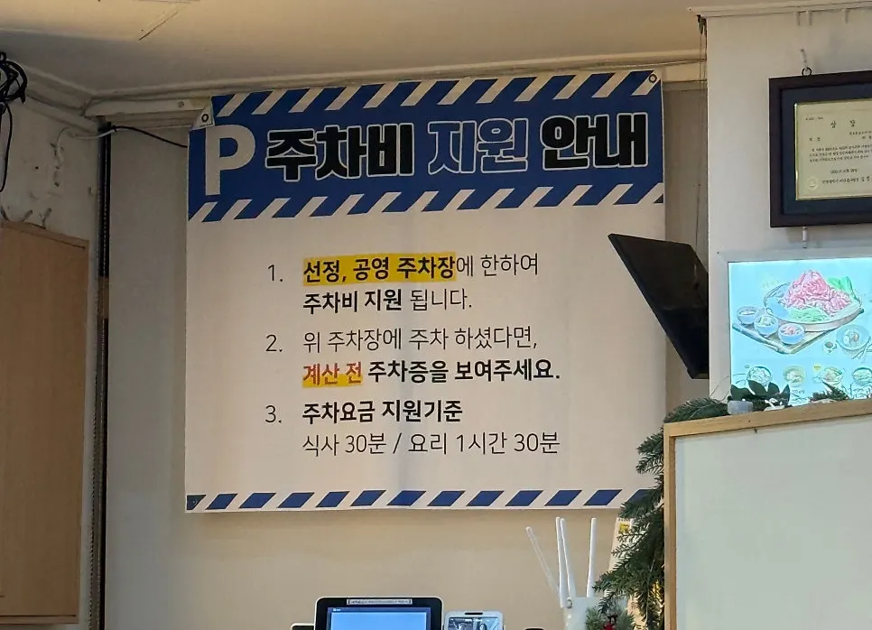 Public parking support information