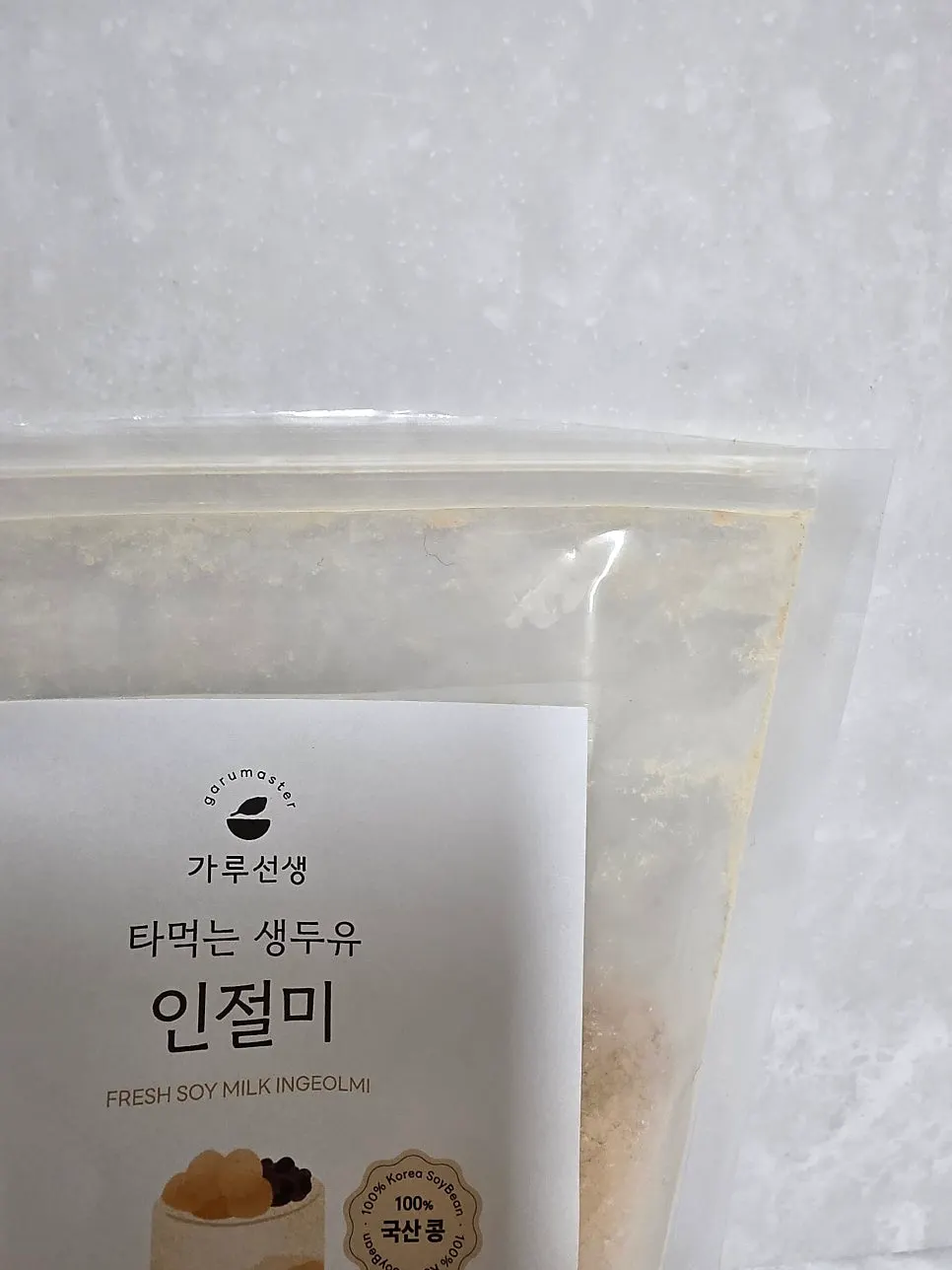 500g zipper bag packaging of the sipping raw soy milk injeolmi