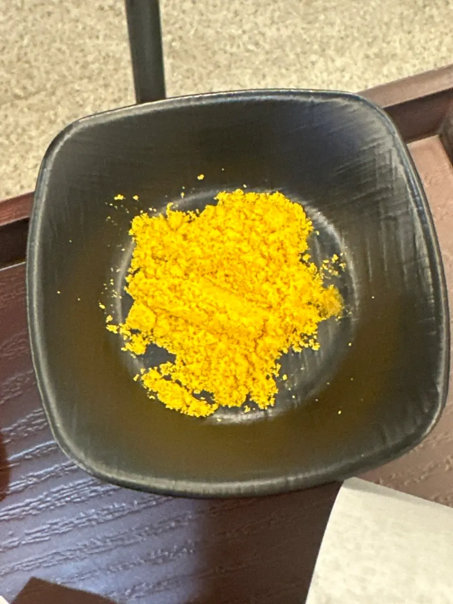 가라아게와 카레맛 가루 종지