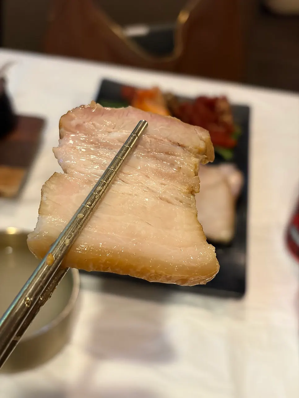 면·밥·고기가 함께 차려진 2인세트 한 상