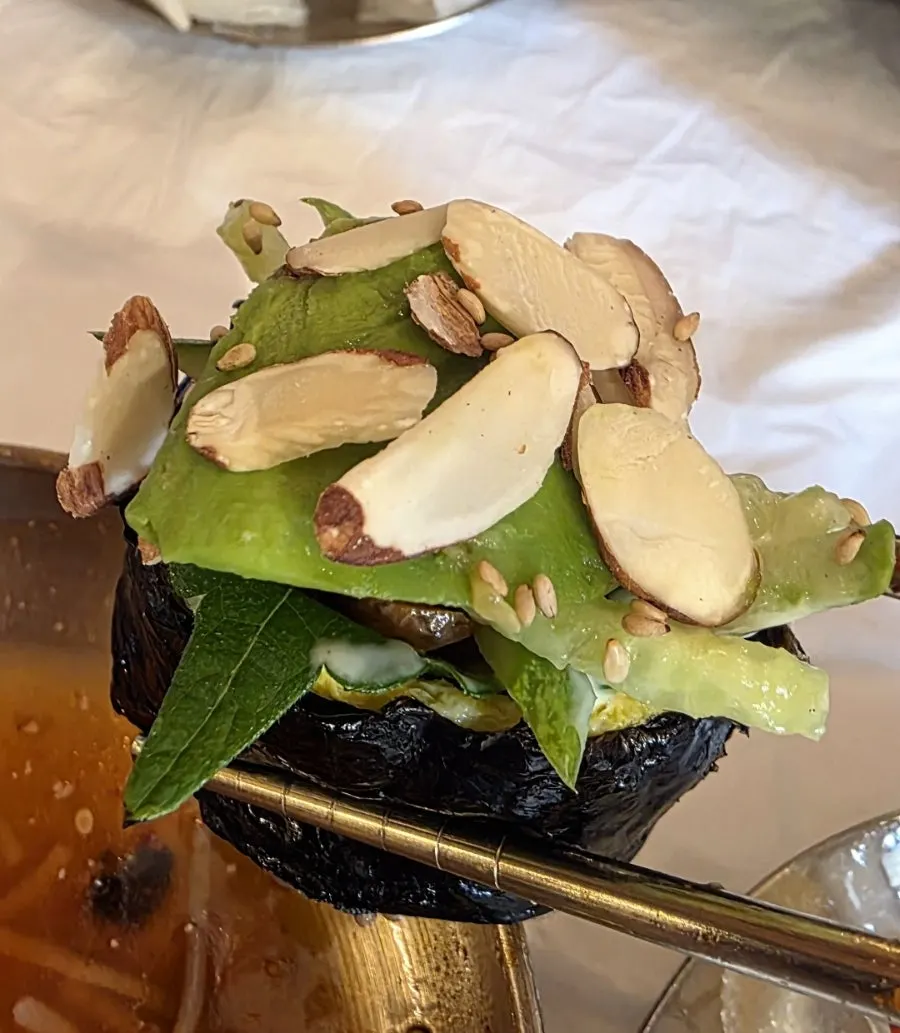 One last shot of the avocado gimbap
