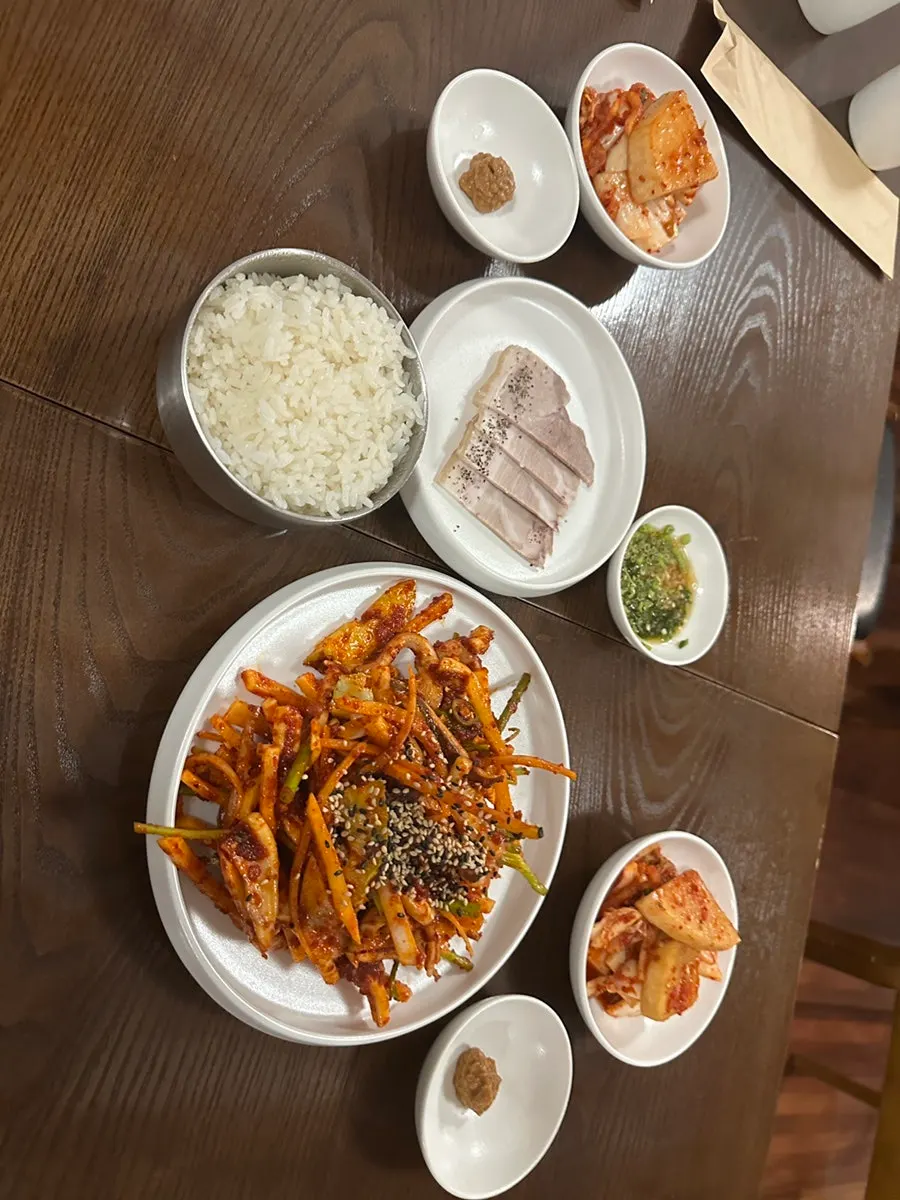 월하동 메뉴판
