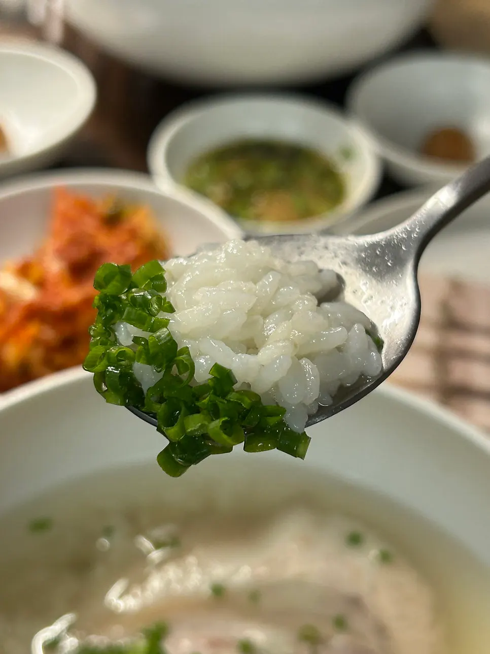 Gomtang generously filled with pork