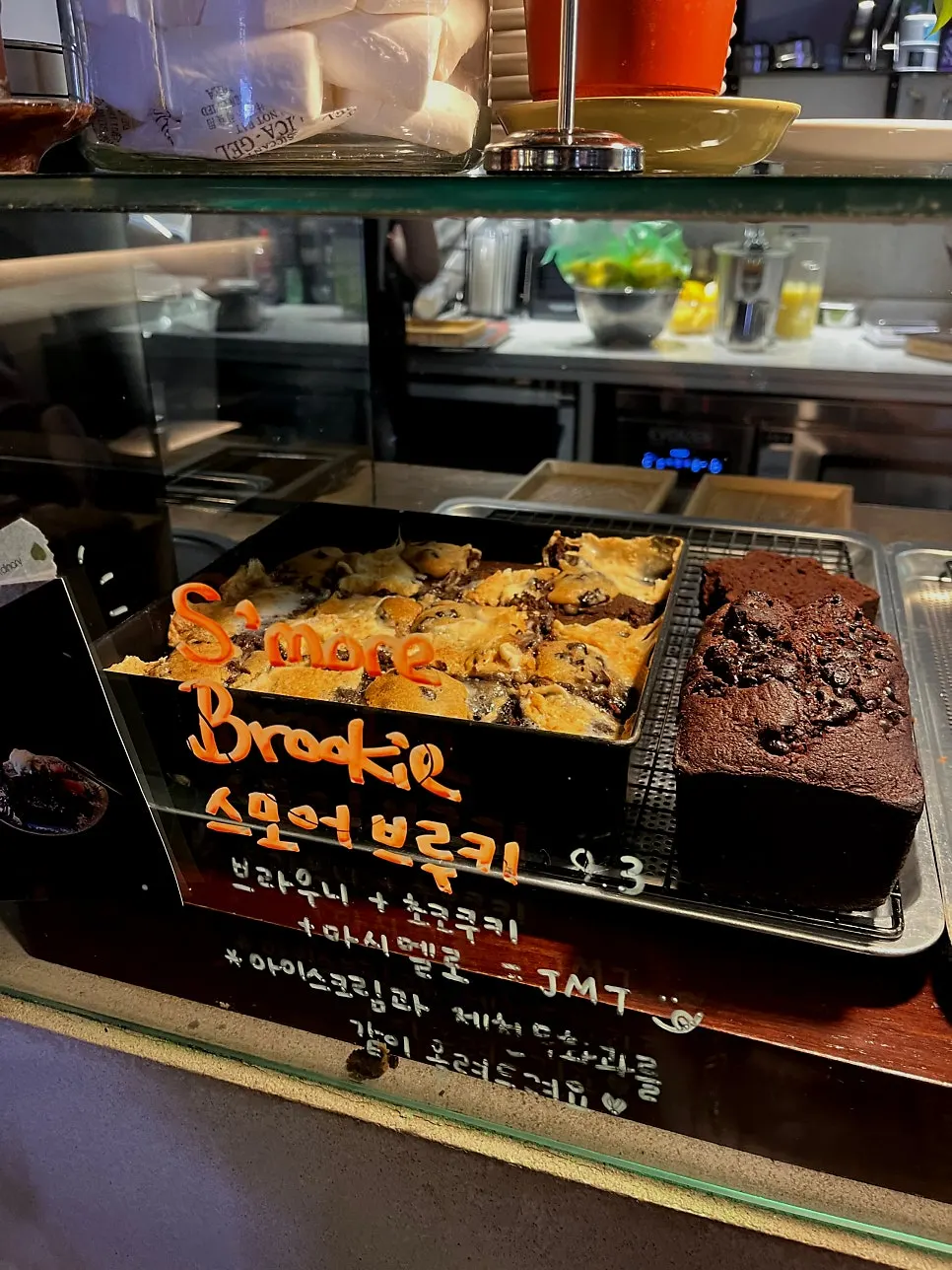 Iridescent's dessert display case