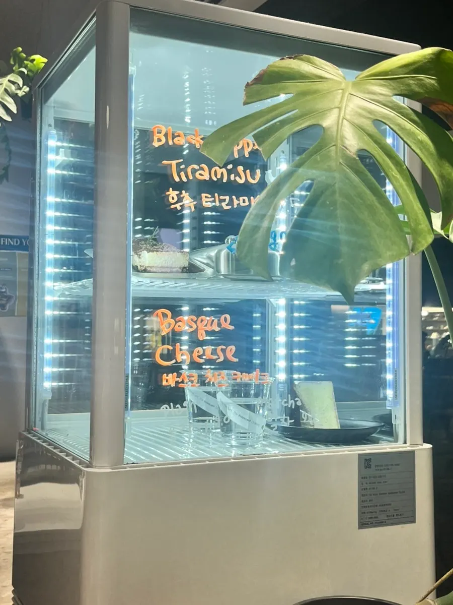 A stylish corner inside the café