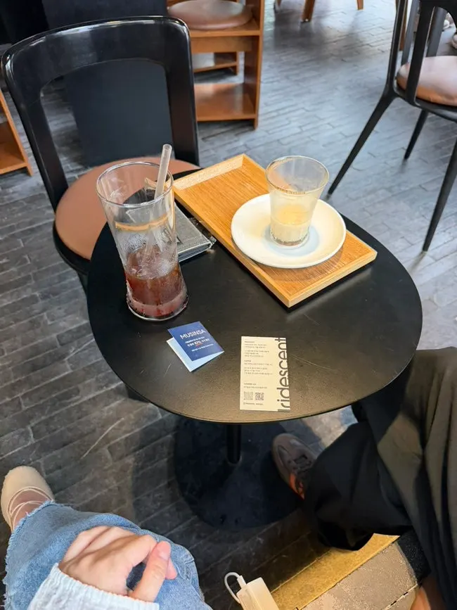 Final shot of coffee cups on the table at Iridescent