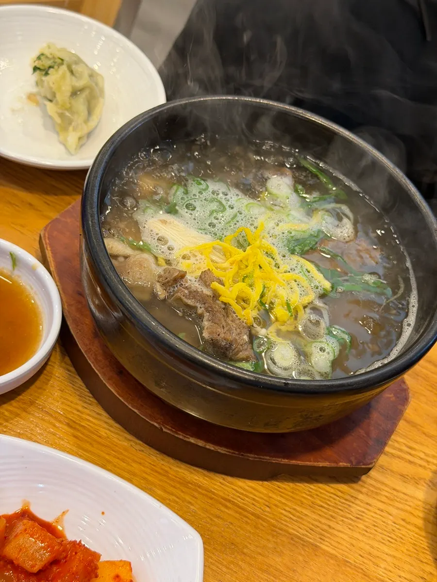 Wang galbitang with large short ribs